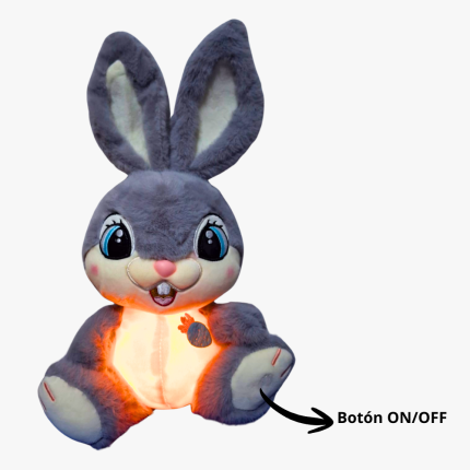 Peluche Conejitos  30 cm efecto respiración
