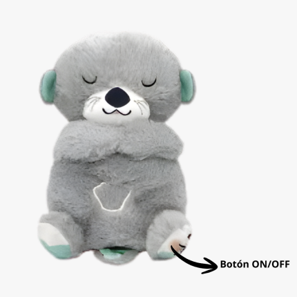 Peluche Nutrias  30 cm efecto respiración