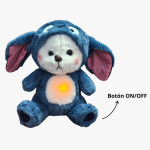 Peluche ositos tiernos con disfraz y respiración 30 cm 1 Tiempo (incluye pilas)