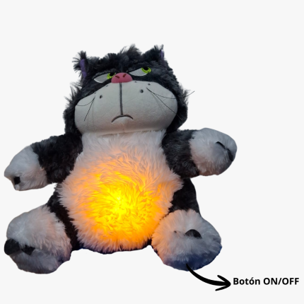 Gato lucifer 35cm con respiración 1 Tiempo (incluye pilas)