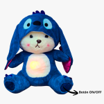 Peluche Oso tierno con Disfraz de Stitch 70cm efecto respiración