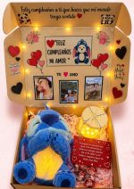 Box Personalizado de Cumpleaños Stitch con Efecto Respiración 30 cm